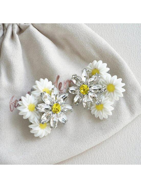 For Love and Lemons Jewelry - For Love & Lemons Posy Drop Earrings